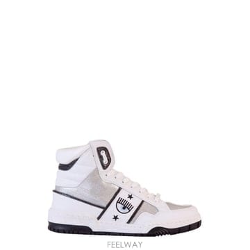 Chiara Ferragni 21FW Ű�ƶ� ���״� Logomania High ����Ŀ�� CF2834067SILVERWH TP57750021FW Ű�ƶ� ���״� Logomania High ����Ŀ�� CF2834067