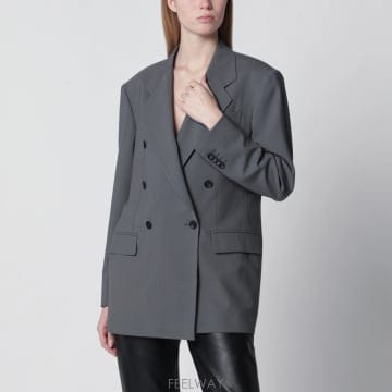 | Other Brand | 26SS Tagliatore Double breasted �������� in grey �� �� ��ũ blend JL26SS Tagliatore Double breasted �������� in grey �� ��