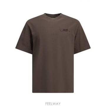 Jacquemus 26FW ��ũ���� Gros Grain crew �� T ���� TSM00133AJ00226BROWN TP580526FW ��ũ���� Gros Grain crew �� T ���� TSM00133AJ0022