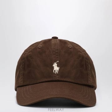 26FW 폴로 랄프 로렌 브라운 베이스볼 cap with 로고 710667709058COCB TP580566