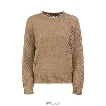 Max Mara 26FW �������� STUDIO MSTGEYSER   Openwork ��ư ������ with sequins 2626FW �������� STUDIO MSTGEYSER   Openwork ��ư ������ 
