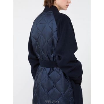 Max Mara 26FW �������� Cappotto in drap di lana double   BLU WE549603620626FW �������� Cappotto in drap di lana double   BLU WE