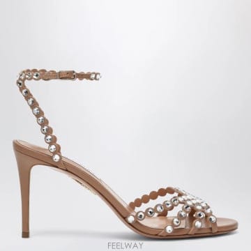 Aquazzura 26FW Aquazzura Tequila ���� crystal nappa ���� in Daisy ���ο� TQLH26FW Aquazzura Tequila ���� crystal nappa ���� in Dais