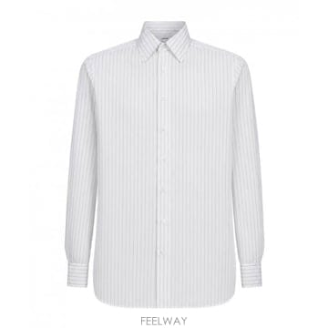 Lardini 26FW Lardini ȭ��Ʈ ��ư ���� with fine stripes CNNEVESCNC1915102RG26FW Lardini ȭ��Ʈ ��ư ���� with fine stripes CNNEVE