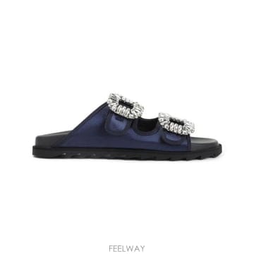 Roger Vivier 26SS ���� ��� ���� ��� Slidy Strass Bord Gros �� RVW45844480RS0U826SS ���� ��� ���� ��� Slidy Strass Bord Gros ��