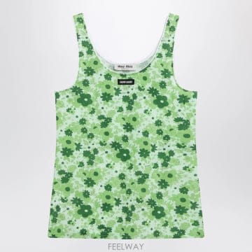 Miu Miu 26SS �̿�̿� �׸� floral stretch polyamide blend ž MT2194OOO19EXF26SS �̿�̿� �׸� floral stretch polyamide blend ž M