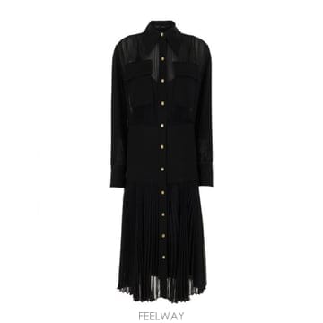 Proenza Schouler 23SS ���ο��ڽ��� ���� polyester ���� �巹�� R2313015001 TP57924920423SS ���ο��ڽ��� ���� polyester ���� �巹�� R23130150