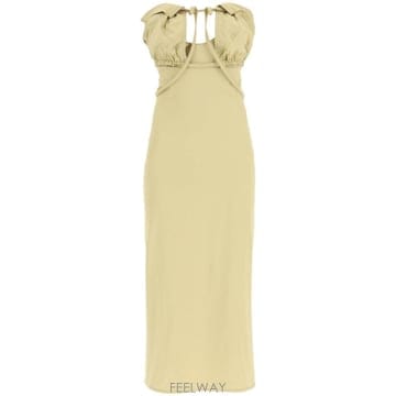 Jacquemus 23SS ��ũ���� ��ũ���� la robe ��Ű�� midi �巹�� 231DR0421084530 TP57923423SS ��ũ���� ��ũ���� la robe ��Ű�� midi �巹�� 231D