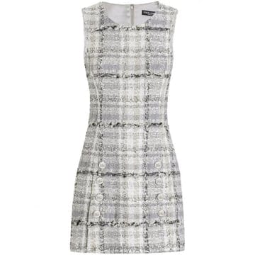 Dolce&Gabbana 25FW ��ü�ذ��ٳ� Raschel tweed �̴� �巹�� F6TMDTFQZAES8100 TP5783971525FW ��ü�ذ��ٳ� Raschel tweed �̴� �巹�� F6TMDTFQZA