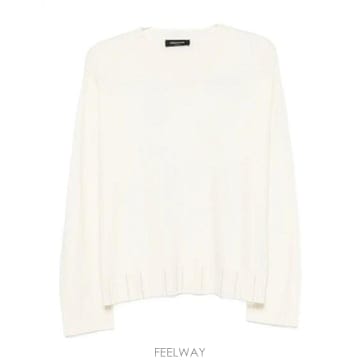 Fabiana Filippi 26FW �ĺ�Ƴ� �ʸ��� Platinum Crew �� ������ With Embrodery MAD216F028M26FW �ĺ�Ƴ� �ʸ��� Platinum Crew �� ������ With Embr
