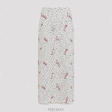 Valentino 26FW Valentino PLISSE BOLLICE POIS MIDI ��ĿƮ 9B3RAFH0A9N3G5 T26FW Valentino PLISSE BOLLICE POIS MIDI ��ĿƮ 9B3RAFH