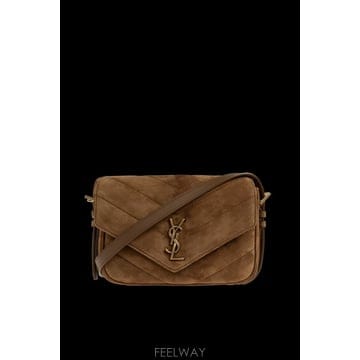 Saint Laurent 26FW ���ζ� Loulou ���� suede ũ�ν��ٵ� �� 873156AAEY62916 TP57935131126FW ���ζ� Loulou ���� suede ũ�ν��ٵ� �� 873156AAEY