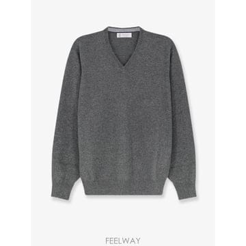 [A8] 브루넬로 쿠치넬리 M2200162 라운드넥 니트 스웨터 남성 M2200162-CHE50