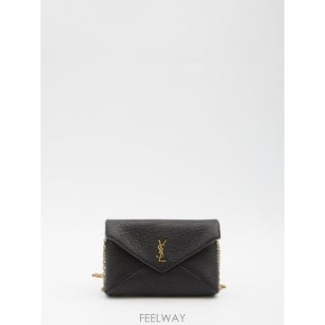 Saint Laurent ���ζ� ���� Cassandre Chain �Ŀ�ġ in �� ��Ų ���� 855569AACYT1000 TP5785���ζ� ���� Cassandre Chain �Ŀ�ġ in �� ��Ų ���� 855