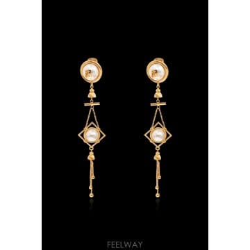 Balmain Balmain �� earrings with �۶� pearls HN1XI643MPLTXE7 TP5775091Balmain �� earrings with �۶� pearls HN1XI643MPLTXE7