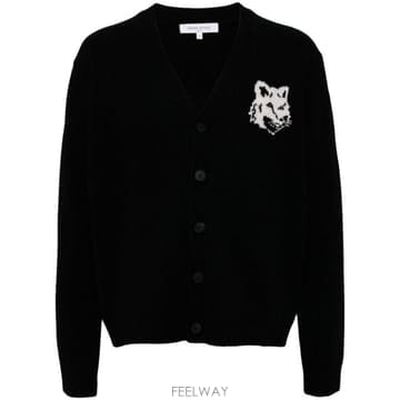 Maison Kitsune 24FW Maison Kitsune FOX HEAD INTARSIA ����Ʈ ����� NM00508KM0329P24FW Maison Kitsune FOX HEAD INTARSIA ����Ʈ ����� NM