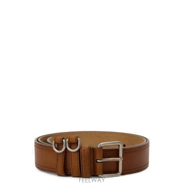 Miu Miu �̿�̿� ī�� ��Ų ��Ʈ with contrast stitching �� hooks, cognac 5CC731�̿�̿� ī�� ��Ų ��Ʈ with contrast stitching �� hoo