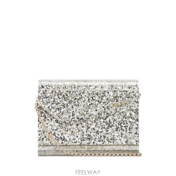Jimmy Choo 26SS ������ COARSE GLITTER ACRYLIC Ŭ��ġ �� CANDYCOCCHAMPAGNE TP5726SS ������ COARSE GLITTER ACRYLIC Ŭ��ġ �� CANDYCOCC