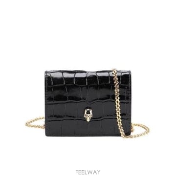 Alexander Mcqueen 25FW �˷���� ���� Cardholder with chain 6320321JM0G1000 TP578510525FW �˷���� ���� Cardholder with chain 6320321JM0G10