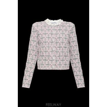 Self Portrait 26FW Self portrait ����� with floral trim AW26172CP0PINK TP58026FW Self portrait ����� with floral trim AW26172CP0P