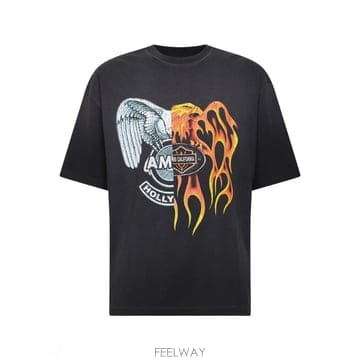 Amiri 26SS AMIRI T ���� Spliced �ΰ� tee Amiri in cotone AMTOJR104300126SS AMIRI T ���� Spliced �ΰ� tee Amiri in cotone AMT