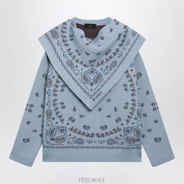 ALANUi 26FW ALANUI Light ���� bandana jacquard ������ LWHE075E26KNI0014226FW ALANUI Light ���� bandana jacquard ������ LWHE075