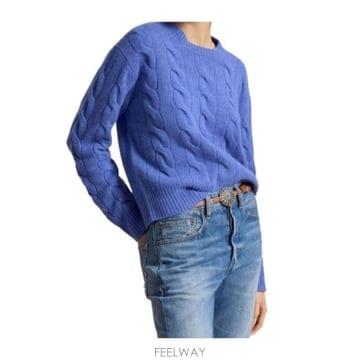 Ralph Lauren 26FW ���� ���� �η� Crew �� ������ with braids 211A91216012 TP5808543626FW ���� ���� �η� Crew �� ������ with braids 211A912