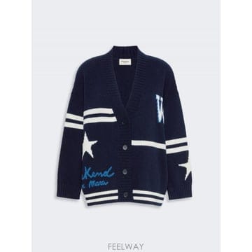 Max Mara 26FW �������� ����� in lana jacquard   BLU MARINO WE534607620600526FW �������� ����� in lana jacquard   BLU MARINO WE5