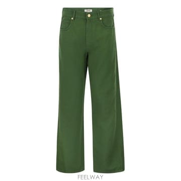 26SS 막스마라 SMMONORATA   5 pocket trousers in 코튼 앤 linen 26191