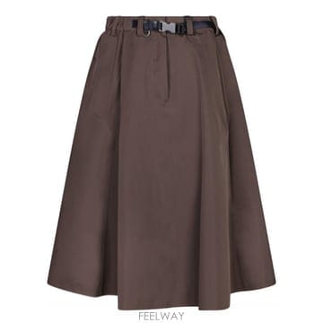 26SS 프라다 라이트 웨이트 앤 durable nylon  Flared midi 컷  Adjustable