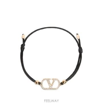 Valentino 26SS Valentino ���� �극�̽��� Bangle WJ0X85RLVEDMNEROCRYSTAL TP57926SS Valentino ���� �극�̽��� Bangle WJ0X85RLVEDMNERO
