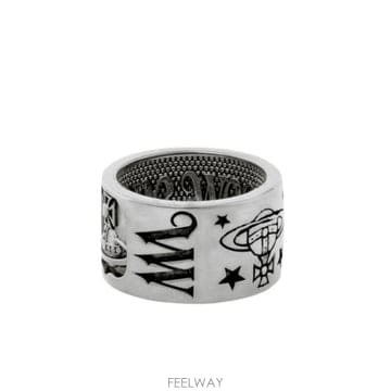 ViVienne westwood 26SS ���� ����Ʈ��� ���� Ring 6402001L01P017ANTIQUEPLATINUM TP5749126SS ���� ����Ʈ��� ���� Ring 6402001L01P017ANTIQUE