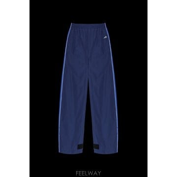 26FW Balenciaga Techwear 조거 팬츠 in 네이비 블루 코튼 blend A002A8TPQ3