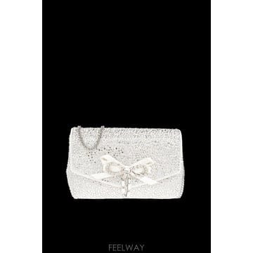 Jimmy Choo 26SS ������ Soft ���� �̴� ��� �� SOFTBOWMINIBAGJULIVORYSILVER TP578426SS ������ Soft ���� �̴� ��� �� SOFTBOWMINIBAGJULIV