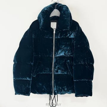산드로 벨벳 다운 자켓