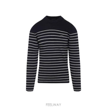 25FW 프라다 로고 embroidered striped 스웨터 UMF116SOOO17V5F0008 TP57