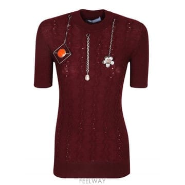 PRADA 25FW ����� MAGLIERIA P24V2H17KDF0399 TP57924378925FW ����� MAGLIERIA P24V2H17KDF0399 TP579243789