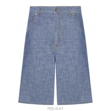 FENDI 26SS Fendi Light ���� chambray bermuda ���� FLP375AY0CF0EX7 TP5726SS Fendi Light ���� chambray bermuda ���� FLP375AY0C