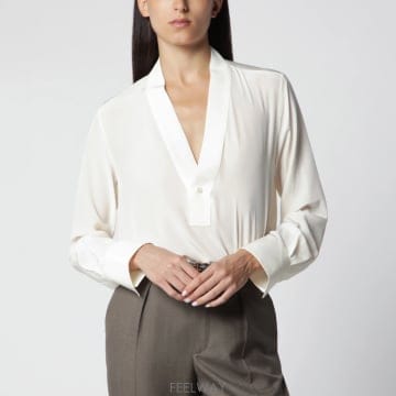 Victoria Beckham 26FW ���丮�ƺ��� ���̺��� ��ũ V �� ����콺 1326WSH007339BSIIV TP58036053126FW ���丮�ƺ��� ���̺��� ��ũ V �� ����콺 1326WSH0