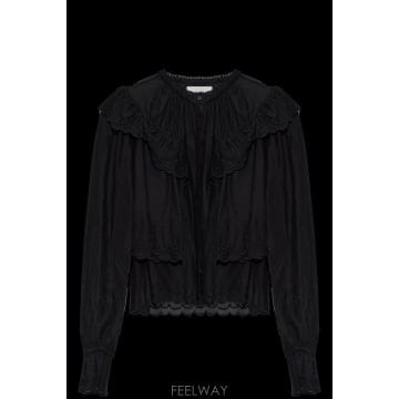 26FW 이자벨마랑 Kelmon 셔츠 HT0223FAD3J10EBLACK TP580273853