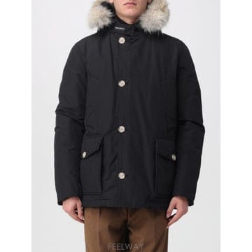 Woolrich 26SS �︮ġ ��ī �︮ġ in misto cotone CFWOOU0484MRUT0001BLK TP579226SS �︮ġ ��ī �︮ġ in misto cotone CFWOOU0484MRUT