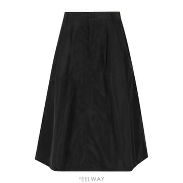 아스페시 미디 스커트 Black