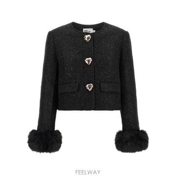 Self Portrait 26FW Self portrait boucle Fur ���� AW26131JBBLACK TP58085407026FW Self portrait boucle Fur ���� AW26131JBBLACK TP58
