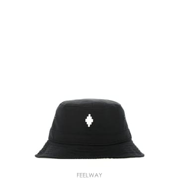 Marcelo Burlon 21FW �������κҷ� Cappello in poliestere nero CMLB006R21FAB001100121FW �������κҷ� Cappello in poliestere nero CMLB006R