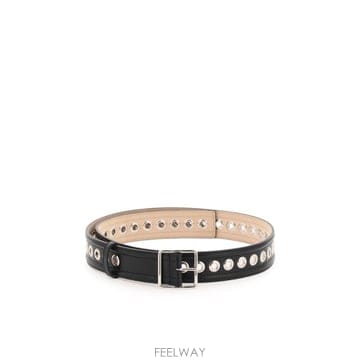 Alexander Mcqueen 23SS �˷���� ���� �̵�� ��Ʈ WITH EYELETS 7334081BRCC1000 TP57789324523SS �˷���� ���� �̵�� ��Ʈ WITH EYELETS 7334081BRC