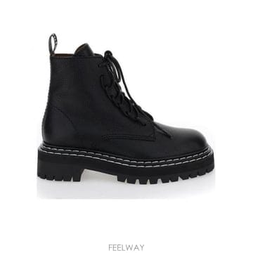 Proenza Schouler 23SS ���ο��ڽ��� Schnurboot in Schwarz PS35113A12110999 TP577893123SS ���ο��ڽ��� Schnurboot in Schwarz PS35113A121109