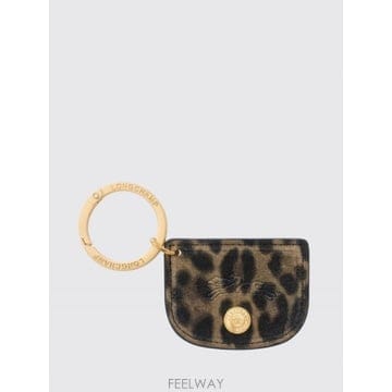 Longchamp 26SS LONGCHAMP Portachiavi Longchamp in camoscio stampa anim26SS LONGCHAMP Portachiavi Longchamp in camoscio stamp