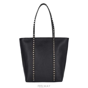 (해외배송) 발렌티노 Valentino Garavani 락스터드 탑 핸들 백 6W2B0Q99VSF