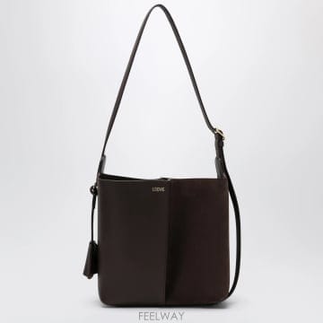 Loewe 26FW Loewe Bilbao ���� �� in ī�� ��Ų �� suede, ��ũ chestnut A418WRP26FW Loewe Bilbao ���� �� in ī�� ��Ų �� suede, ��ũ 