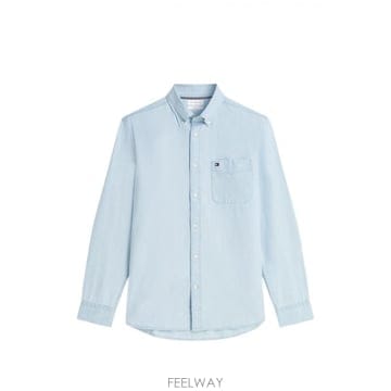 TOMMY HILFIGER 26FW Ÿ�����ǰ� CHAMBRAY SOLID RF ���� MW0MW433160GY TP57956359026FW Ÿ�����ǰ� CHAMBRAY SOLID RF ���� MW0MW433160GY T